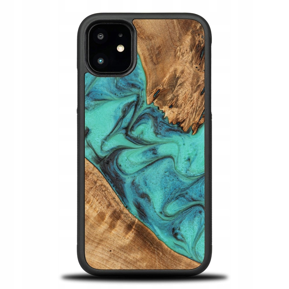 Bewood Unikátní Pouzdro pro iPhone 11 – tyrkysové