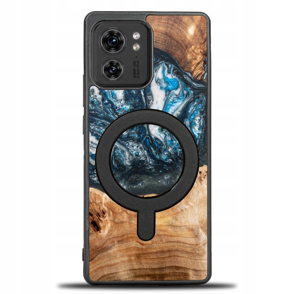 Pouzdro Bewood Unique na Motorola Edge 40 Planets Země s MagSafe
