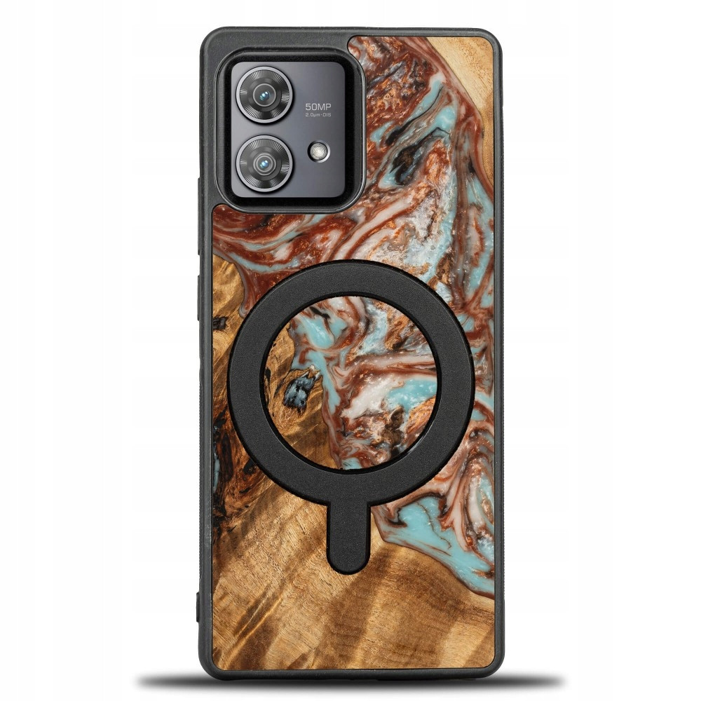 Pouzdro Bewood Unique na Motorola Edge 40 Neo Planets Jupiter s MagSafe