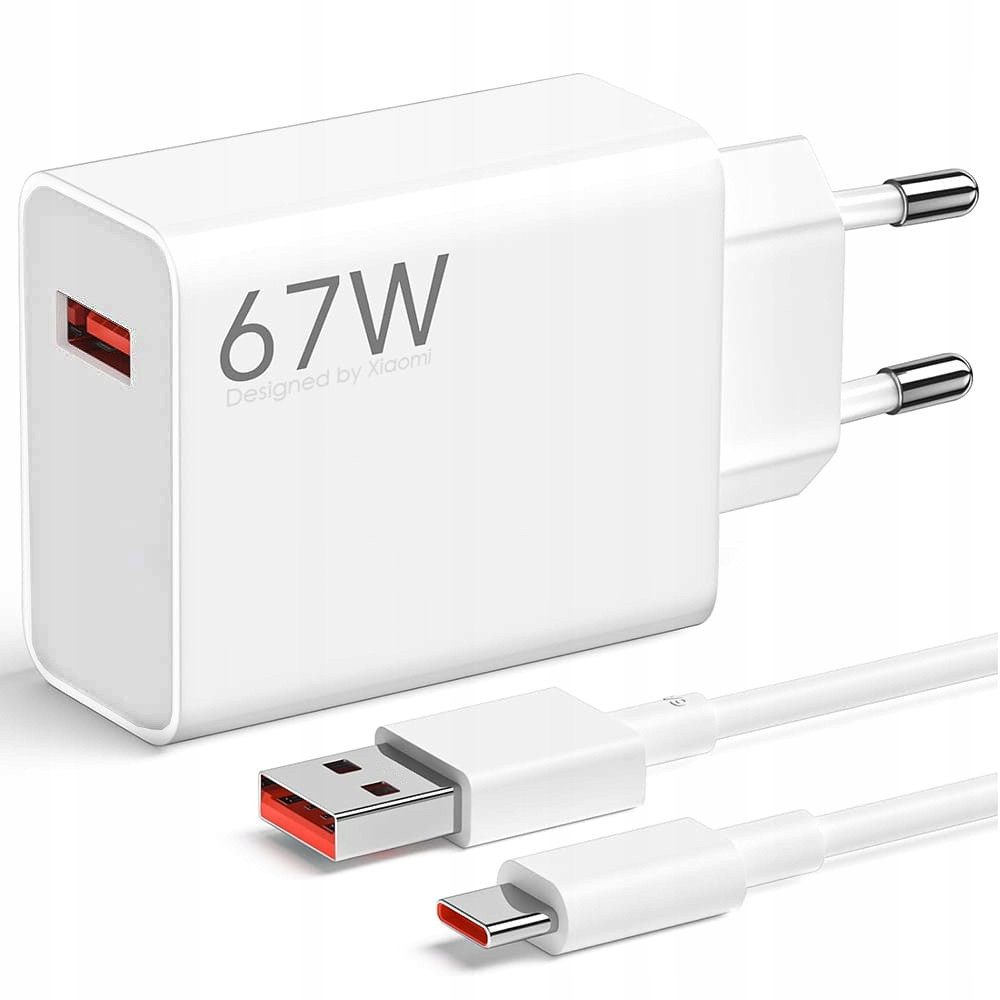 Originální Rychlá nabíječka Xiaomi GaN MDY-15-ET Qc Pd 67W Usb-c kabel