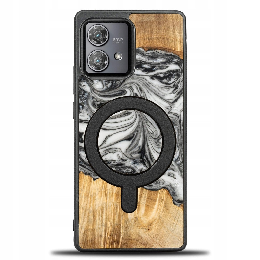Pouzdro Bewood Unique na Motorola Edge 40 Neo 4 Živly Země s MagSafe