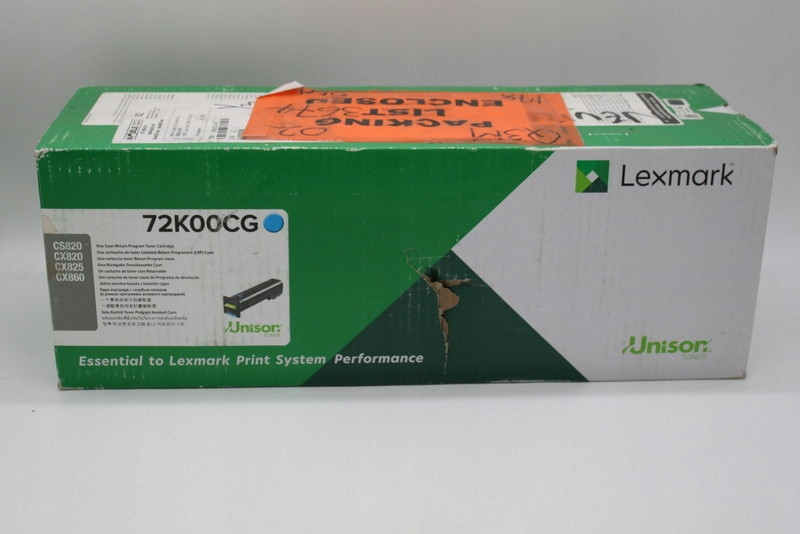 Lexmark 72K00CG toner cyan originál