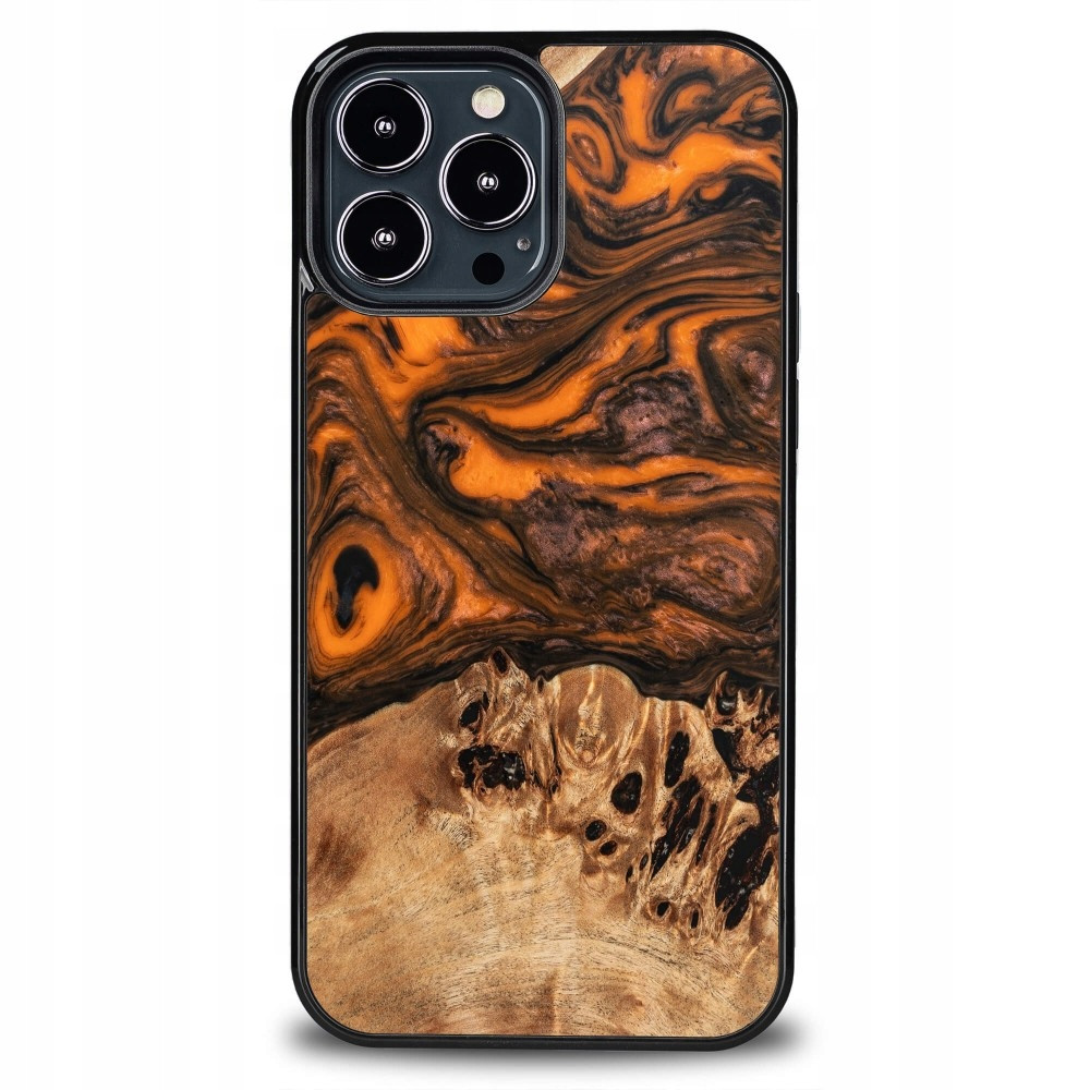 Bewood Unikátní Pouzdro pro iPhone 13 Pro Max oranžové