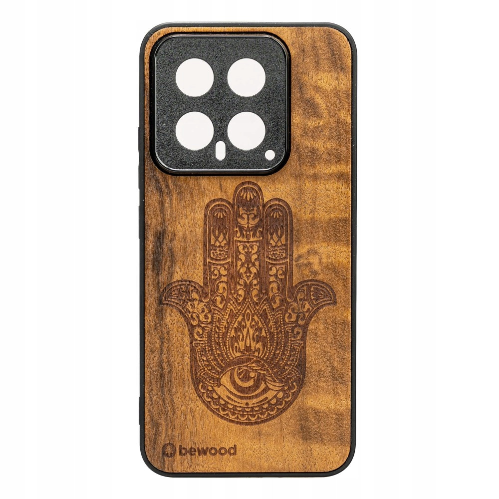 Dřevěné Pouzdro Bewood na Xiaomi 14 Pro Hamsa Imbuia