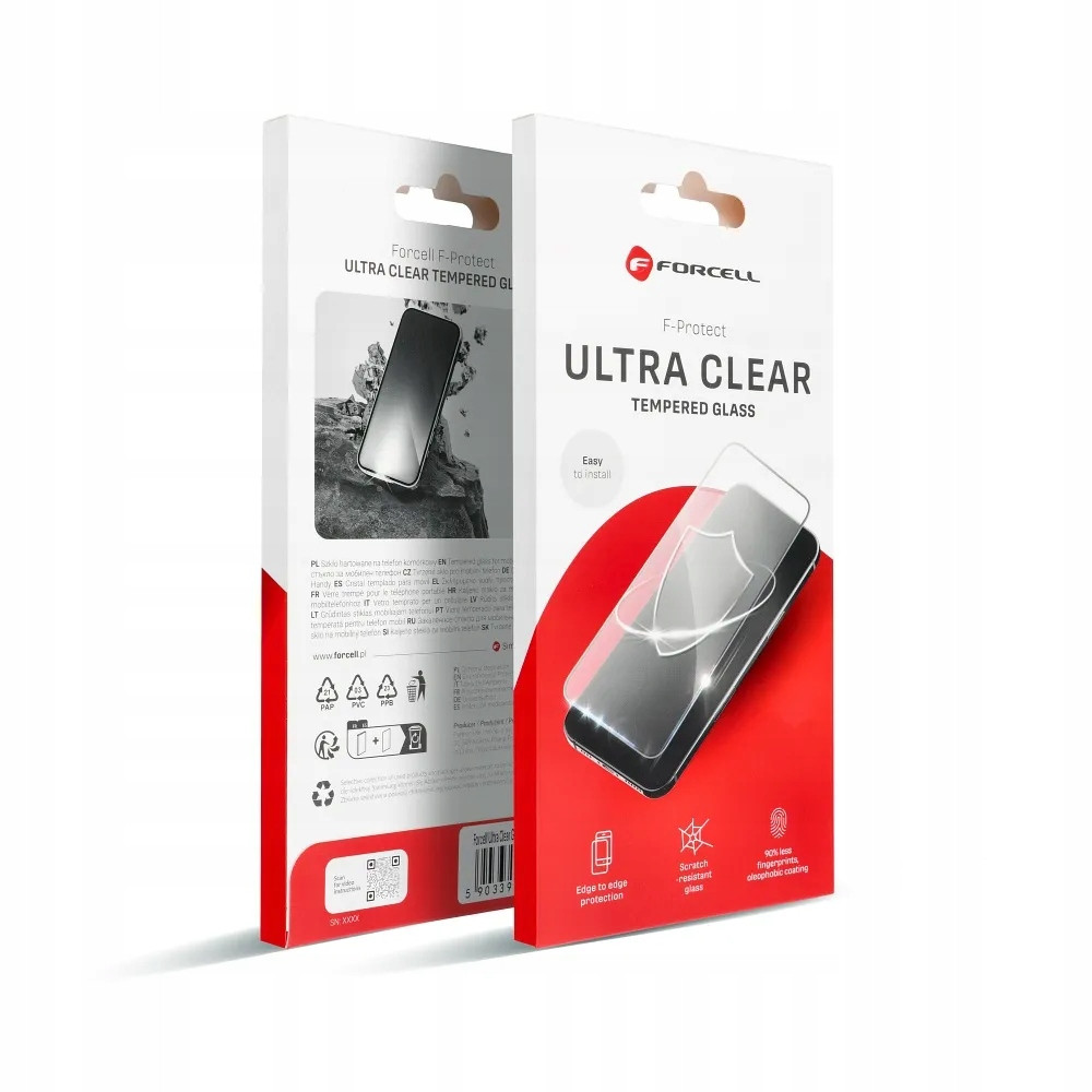 Tvrzené Sklo Ultra Clear Glass pro Iphone 7/8/SE 2020/SE 2022 černé