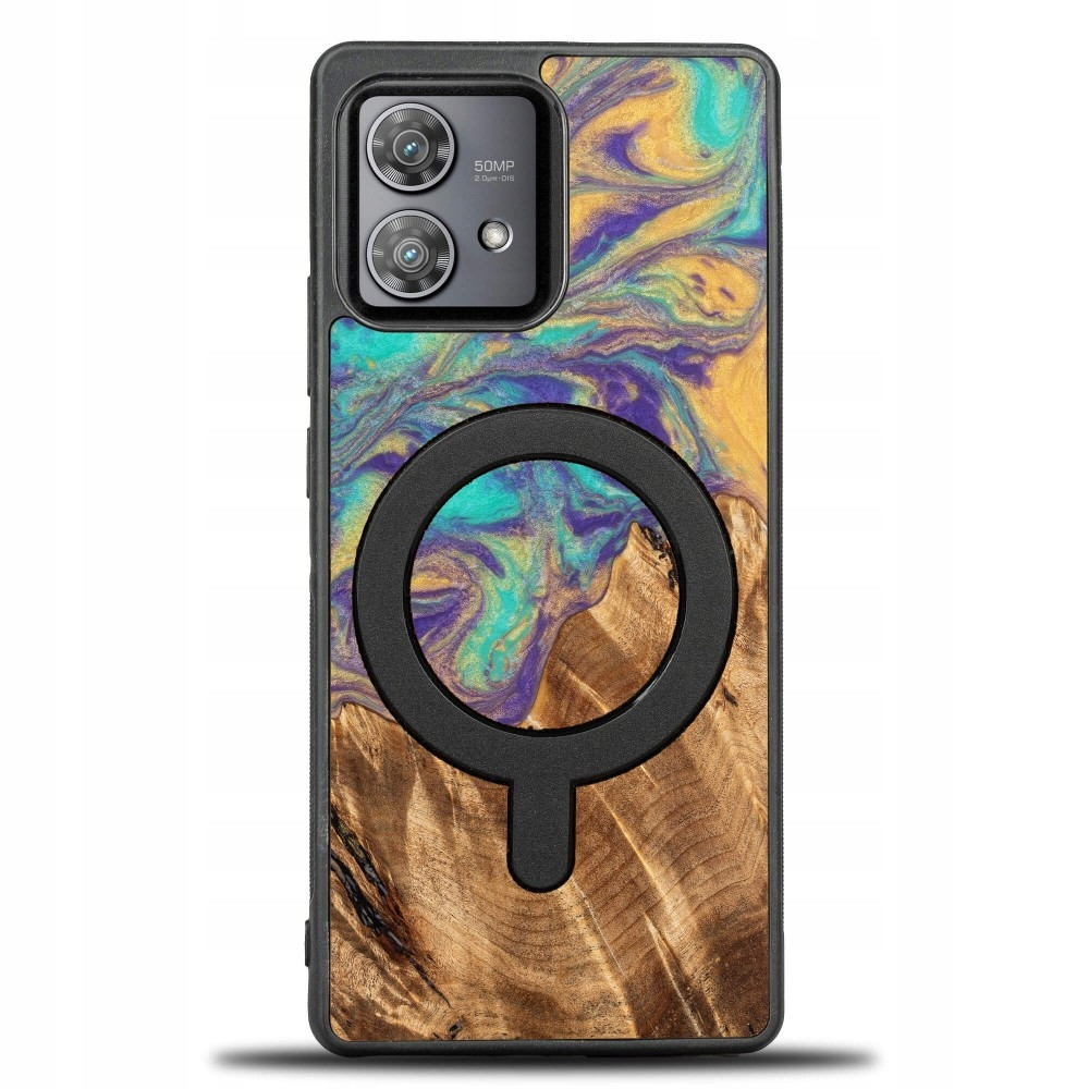 Pouzdro Bewood Unique na Motorola Edge 40 Neo Planets Merkur s MagSafe