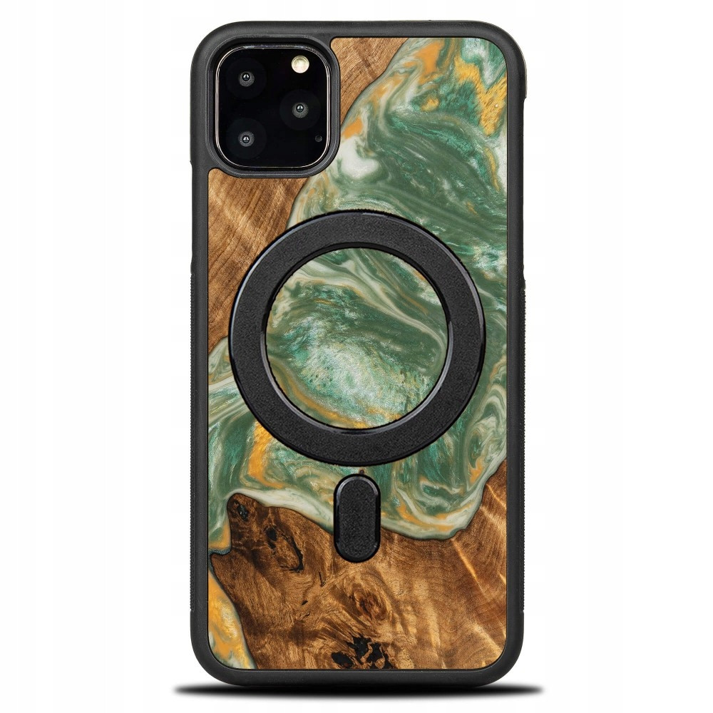 Pouzdro Bewood Unique pro iPhone 11 Pro Max 4 Živly Voda s MagSafe