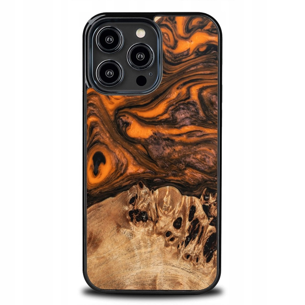 Bewood Unikátní Pouzdro pro iPhone 14 Pro Max oranžové