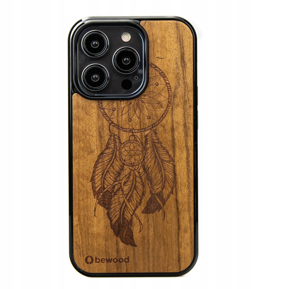 Pouzdro Bewood pro iPhone 15 Pro Lapač Snů Imbuia