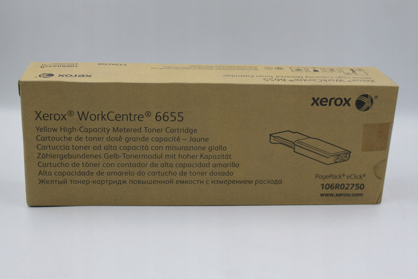 Xerox 6655 106R02750 toner yellow originál