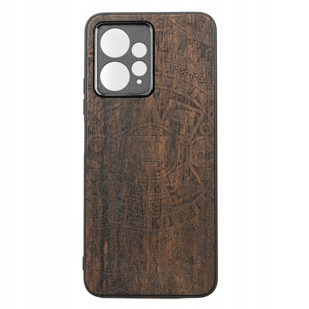 Dřevěné Pouzdro Bewood Redmi Note 12 4G Aztécký Kalendář Ziricote