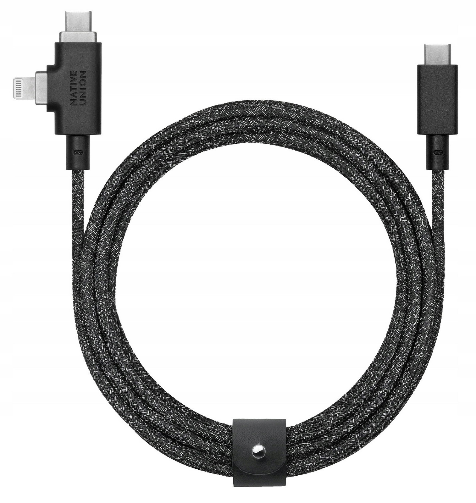 Native Union Duo kabel opletený Usb-c USB-C/lightning, 2,4m 240W