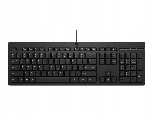 Počítačová klávesnice Hp 125 Wired Keyboard