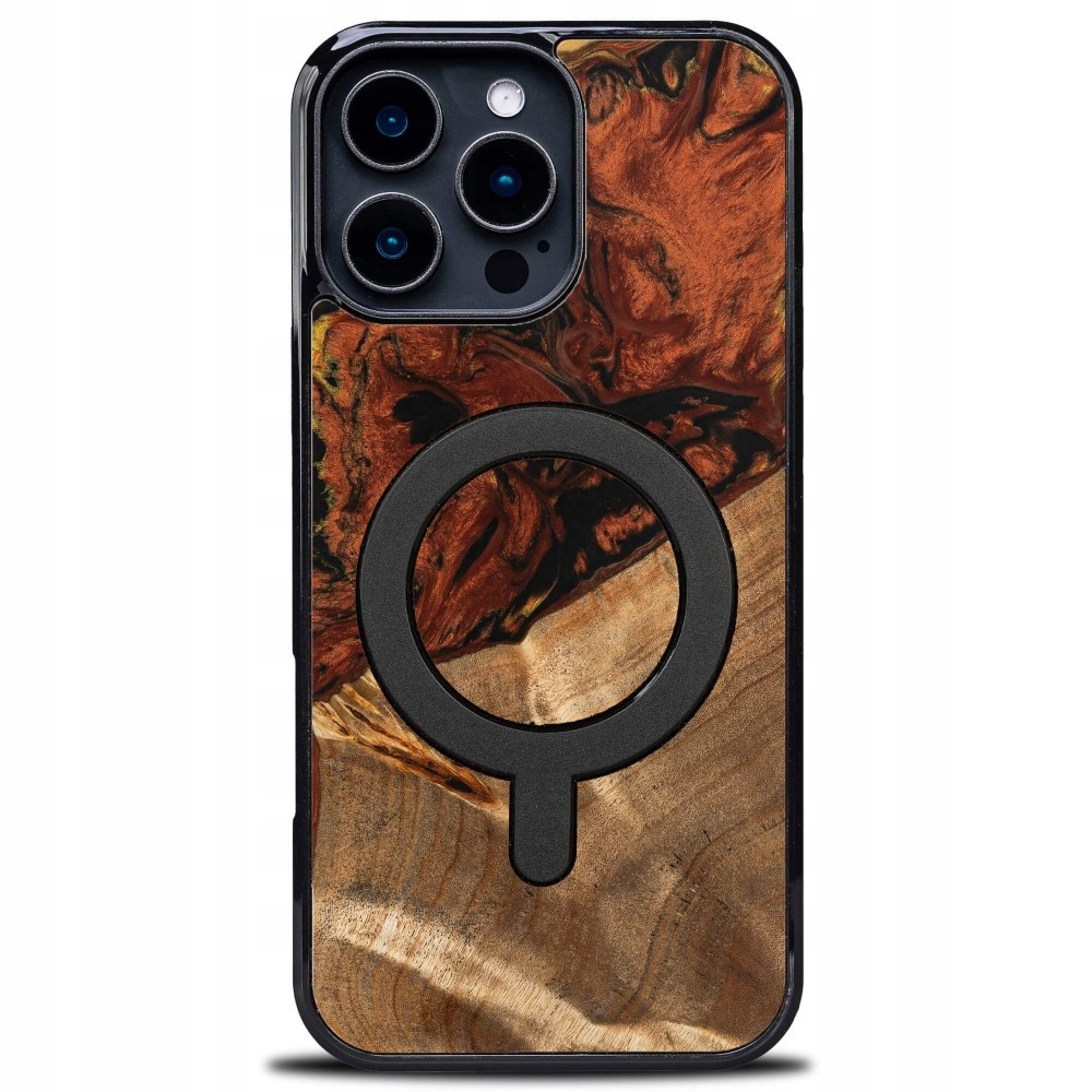 Pouzdro Bewood Unique pro iPhone 16 Pro Max 4 Živly Oheň s MagSafe