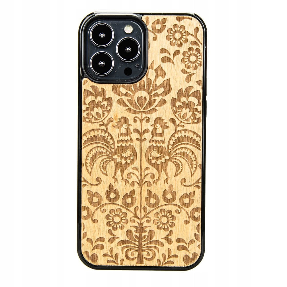 Pouzdro Bewood pro iPhone 13 Pro Max Polský Folk Aniegre