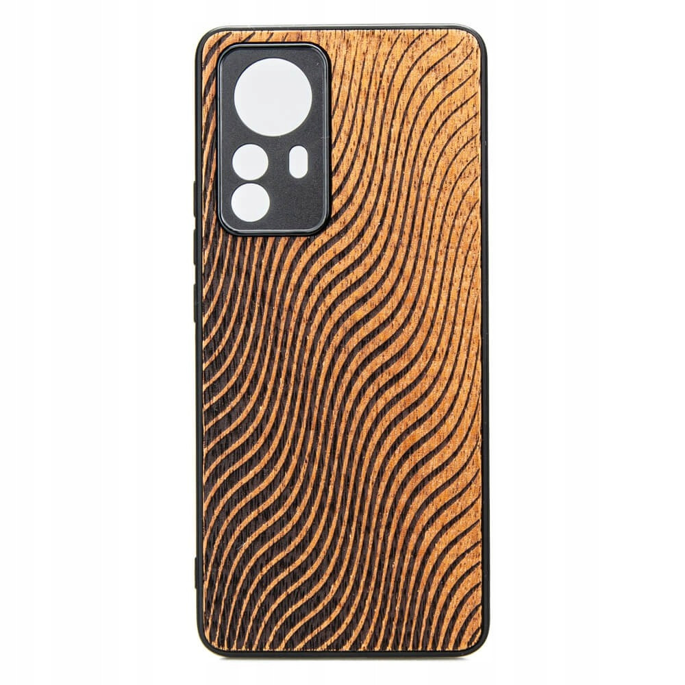 Dřevěné Pouzdro Bewood Xiaomi 12 Lite Vlny Merbau