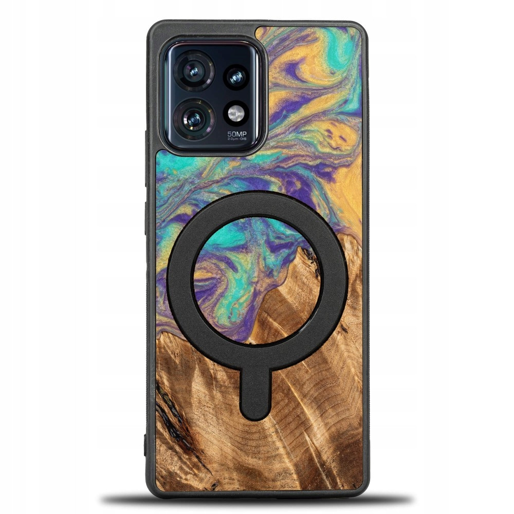 Pouzdro Bewood Unique na Motorola Edge 40 Pro Planets Merkur s MagSafe