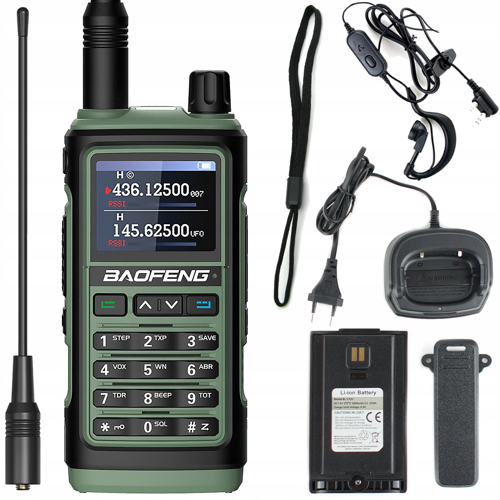 Vysílačka Radiostanice Baofeng UV-17E Walkie Talkie Pmr Vhf Uhf Usb-c