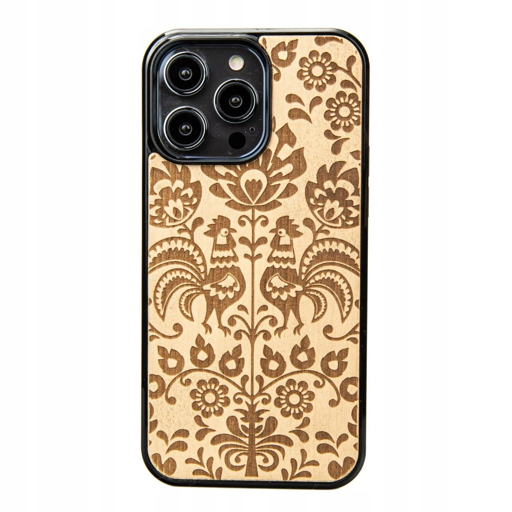 Pouzdro Bewood pro iPhone 15 Pro Max Polský Folk Aniegre