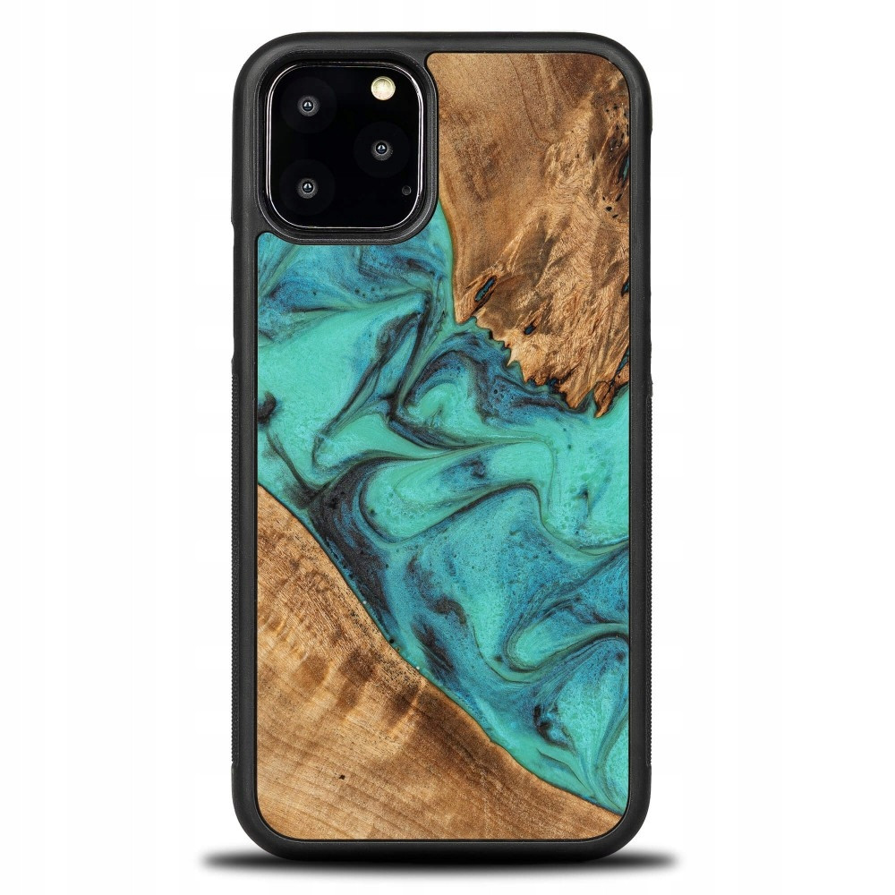 Bewood Unikátní Pouzdro pro iPhone 11 Pro – tyrkysové