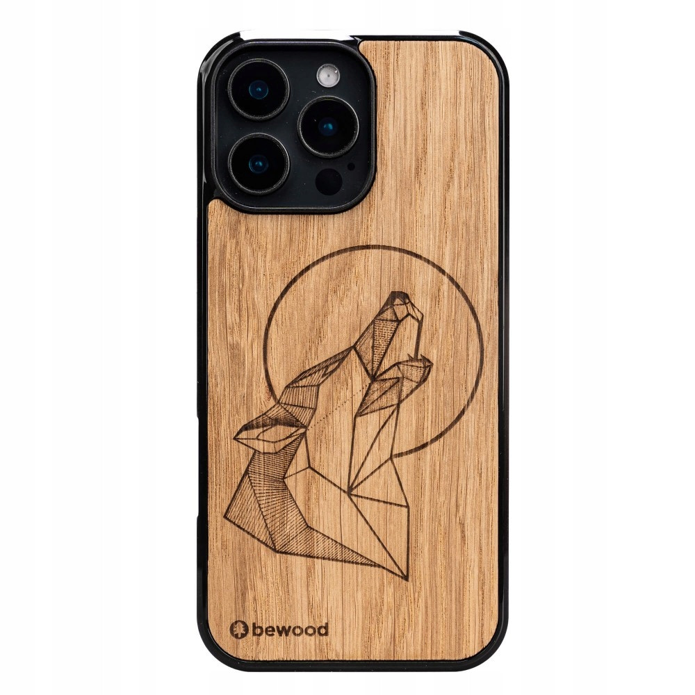 Dřevěné Pouzdro Bewood pro iPhone 16 Pro Max Vlk Dub