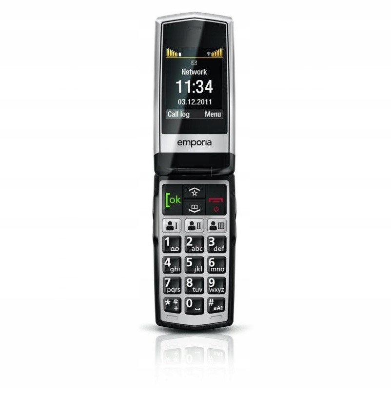 emporia CLICKplus flip 2,4'' Bluetooth Telefon Pro Seniora