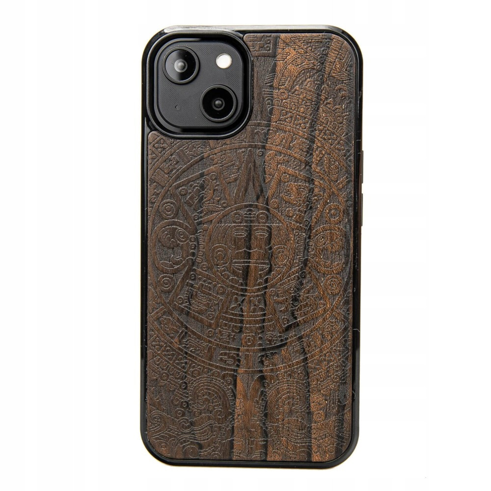 Pouzdro Bewood pro iPhone 15 Aztécký Kalendář Ziricote