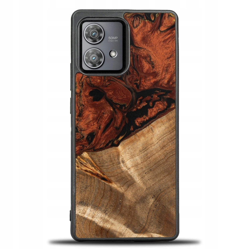 Pouzdro Bewood Unique na Motorola Edge 40 Neo 4 Živly Oheň