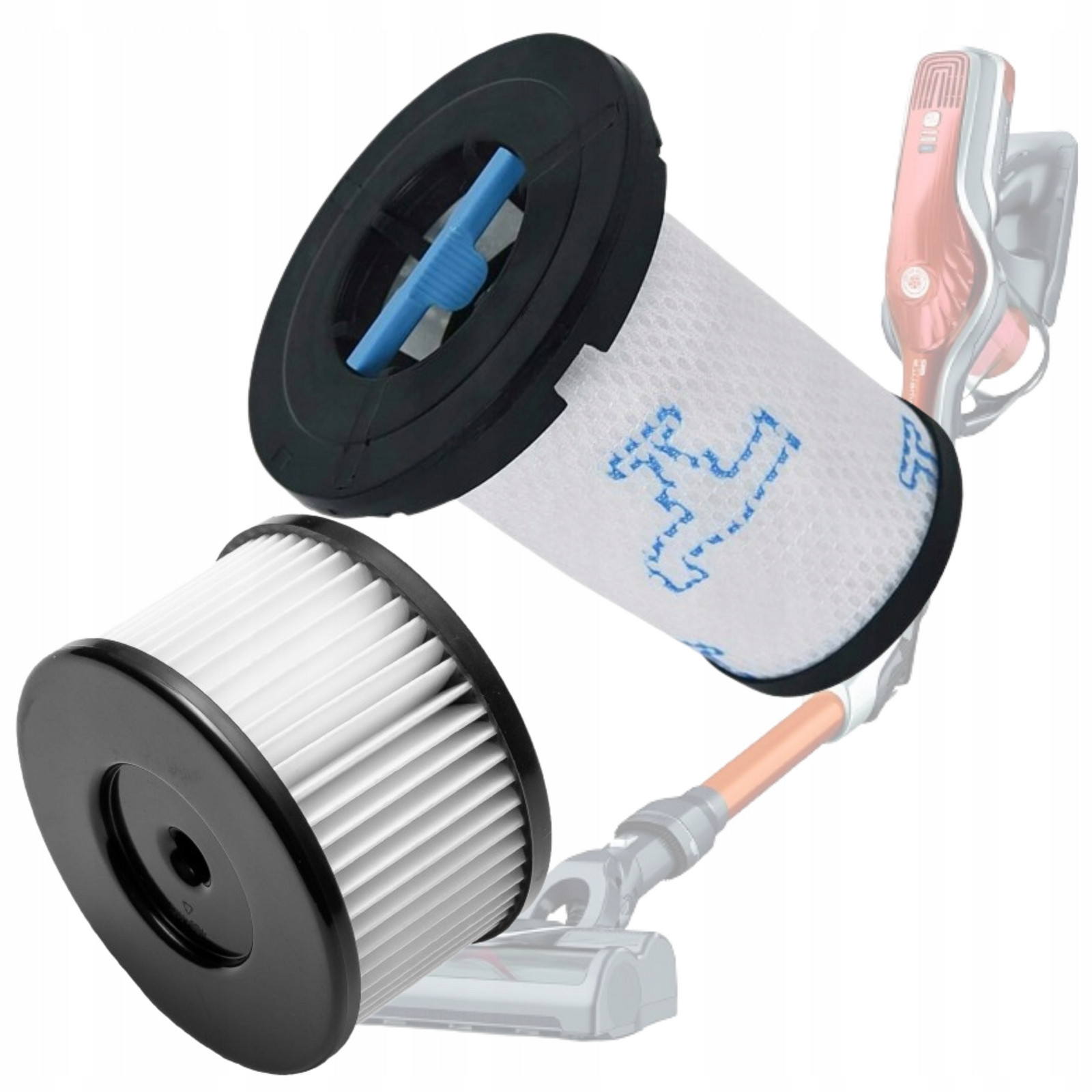 Filtry pro Rowenta Tefal Air Force Flex 760 Air Force Flex Ultimate Set