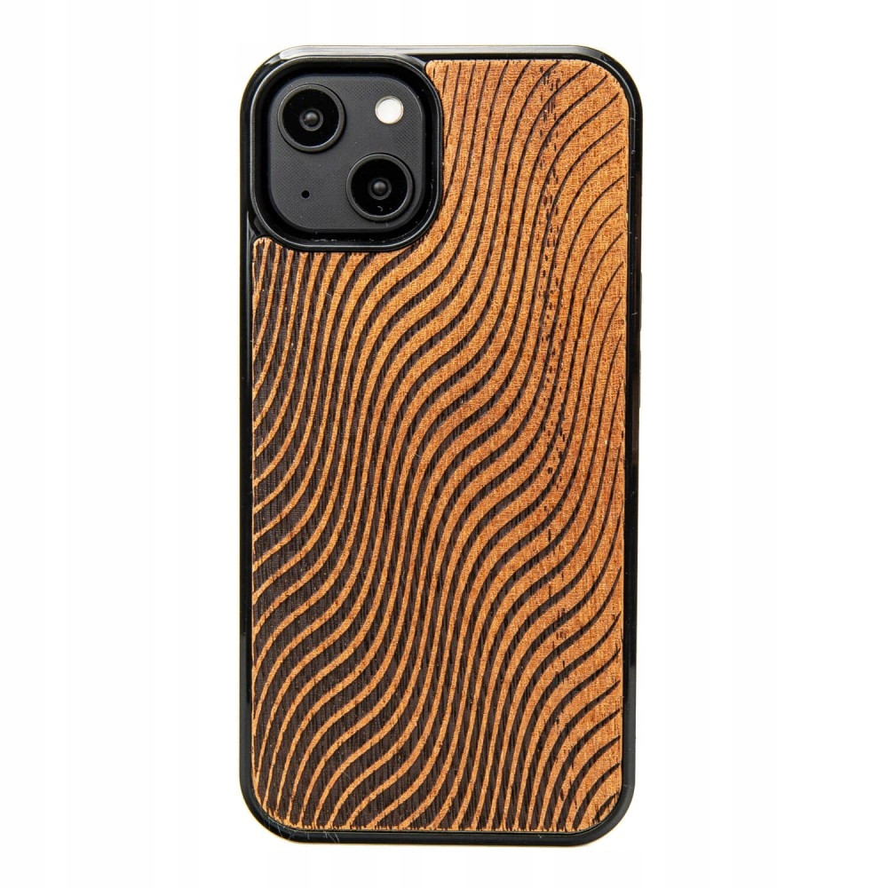 Pouzdro Bewood pro iPhone 15 Vlny Merbau
