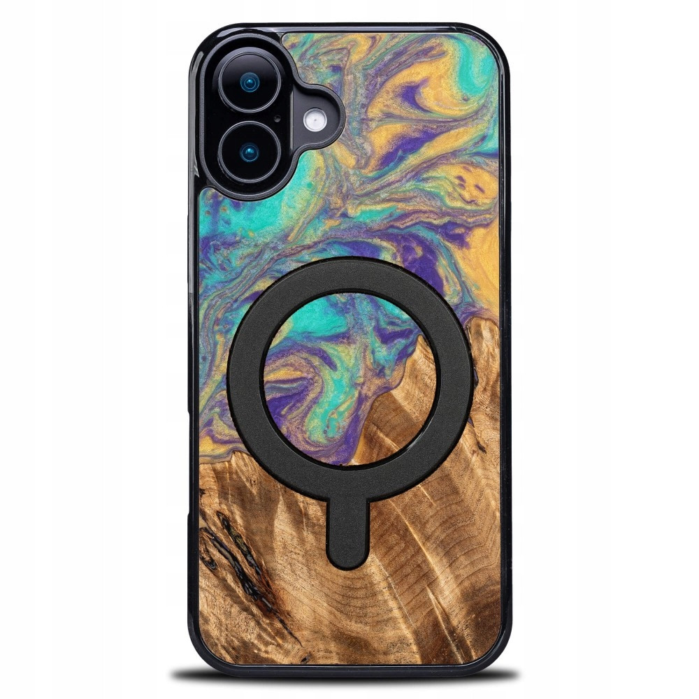 Pouzdro Bewood Unique pro iPhone 16 Plus Planets Merkur s MagSafe