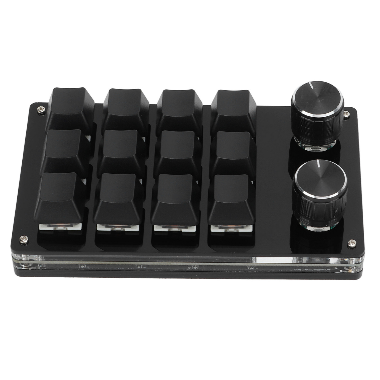 Programovatelná Makro Mechanická Klávesnice 12KLÁVESY 2 Knoflík