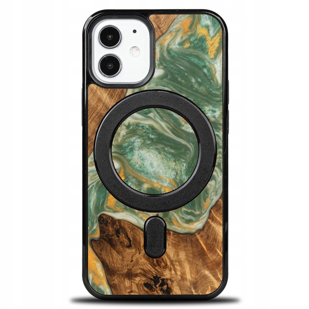 Pouzdro Bewood Unique pro iPhone 12 Mini 4 Živly Voda s MagSafe