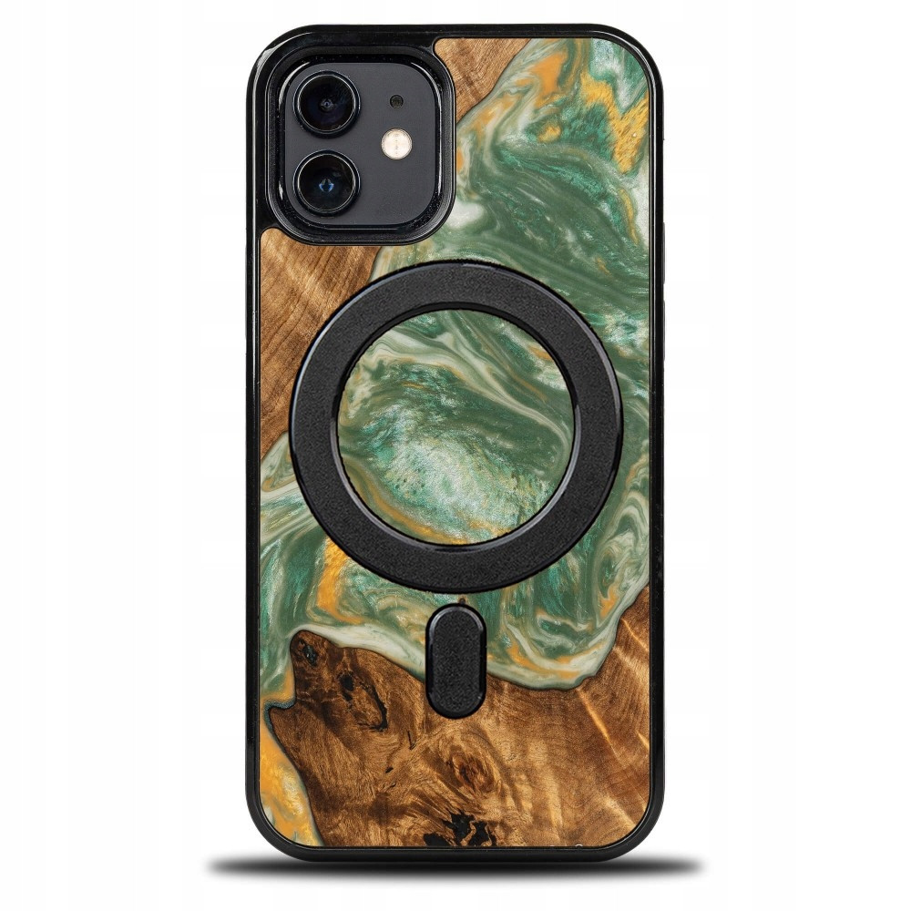 Pouzdro Bewood Unique pro iPhone 12 12 Pro 4 Živly Voda s MagSafe