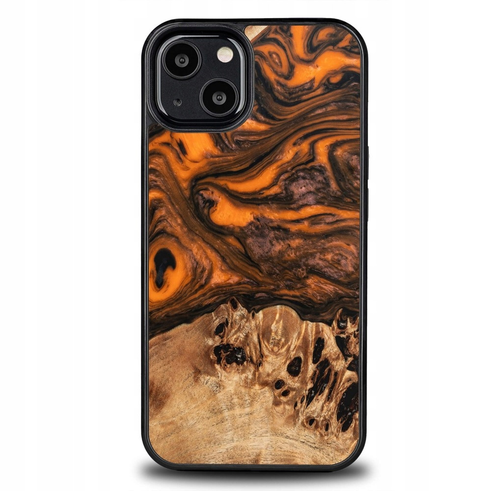 Bewood Unikátní Pouzdro pro iPhone 13 oranžové