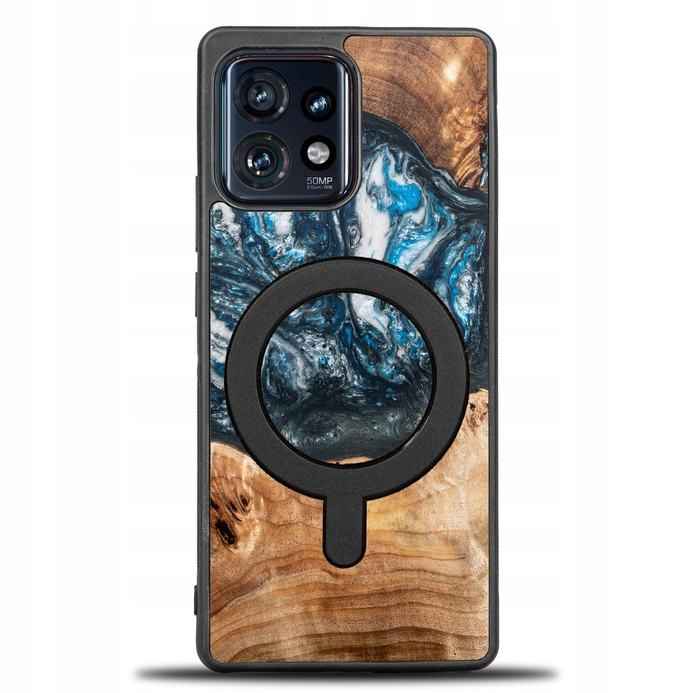 Pouzdro Bewood Unique na Motorola Edge 40 Pro Planets Země s MagSafe