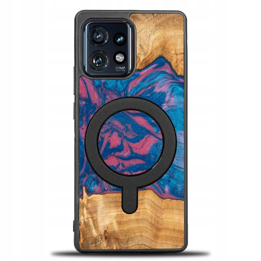 Pouzdro Bewood Unique na Motorola Edge 40 Pro Neons Vegas s MagSafe
