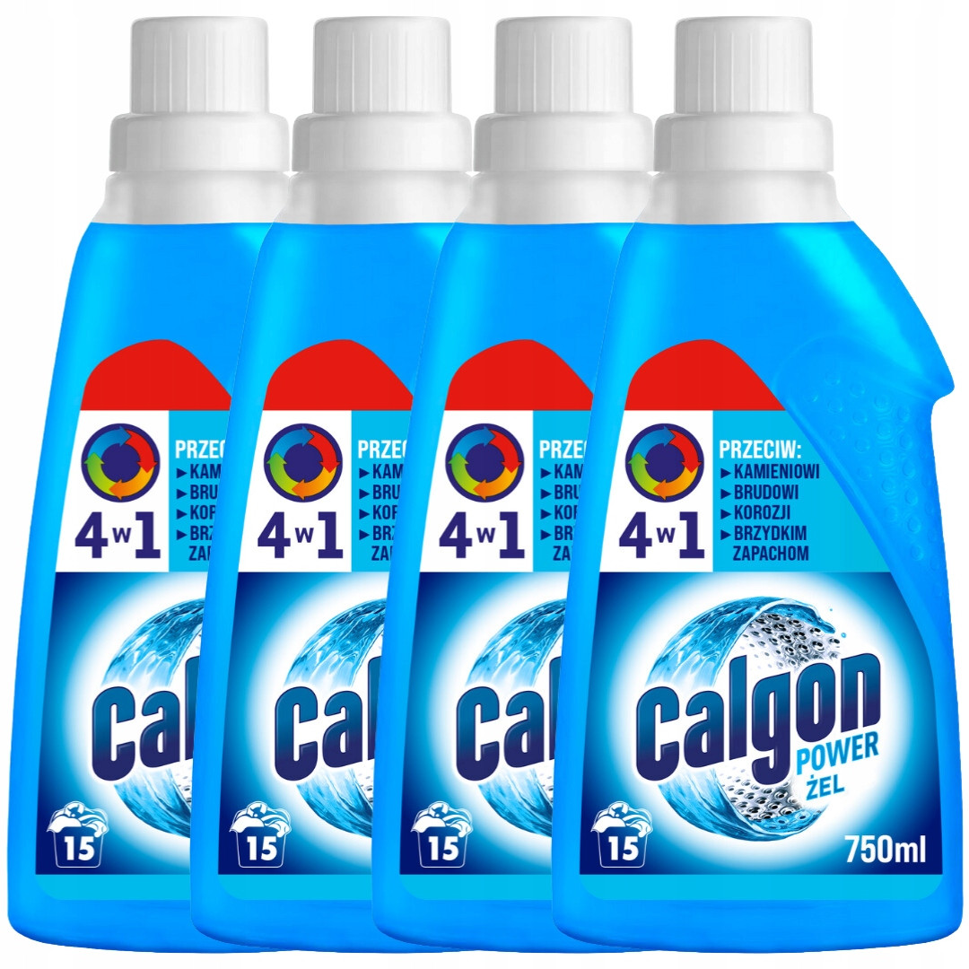 Calgon gel odvápňovač do pračky změkčující vodu 750ml x4 kusy