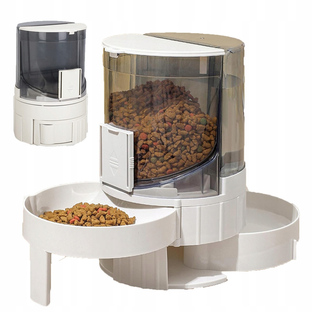 Miska Dávkovač Podavač Vody Krmivo Pro Psa Kočku 1.1L +1.2L