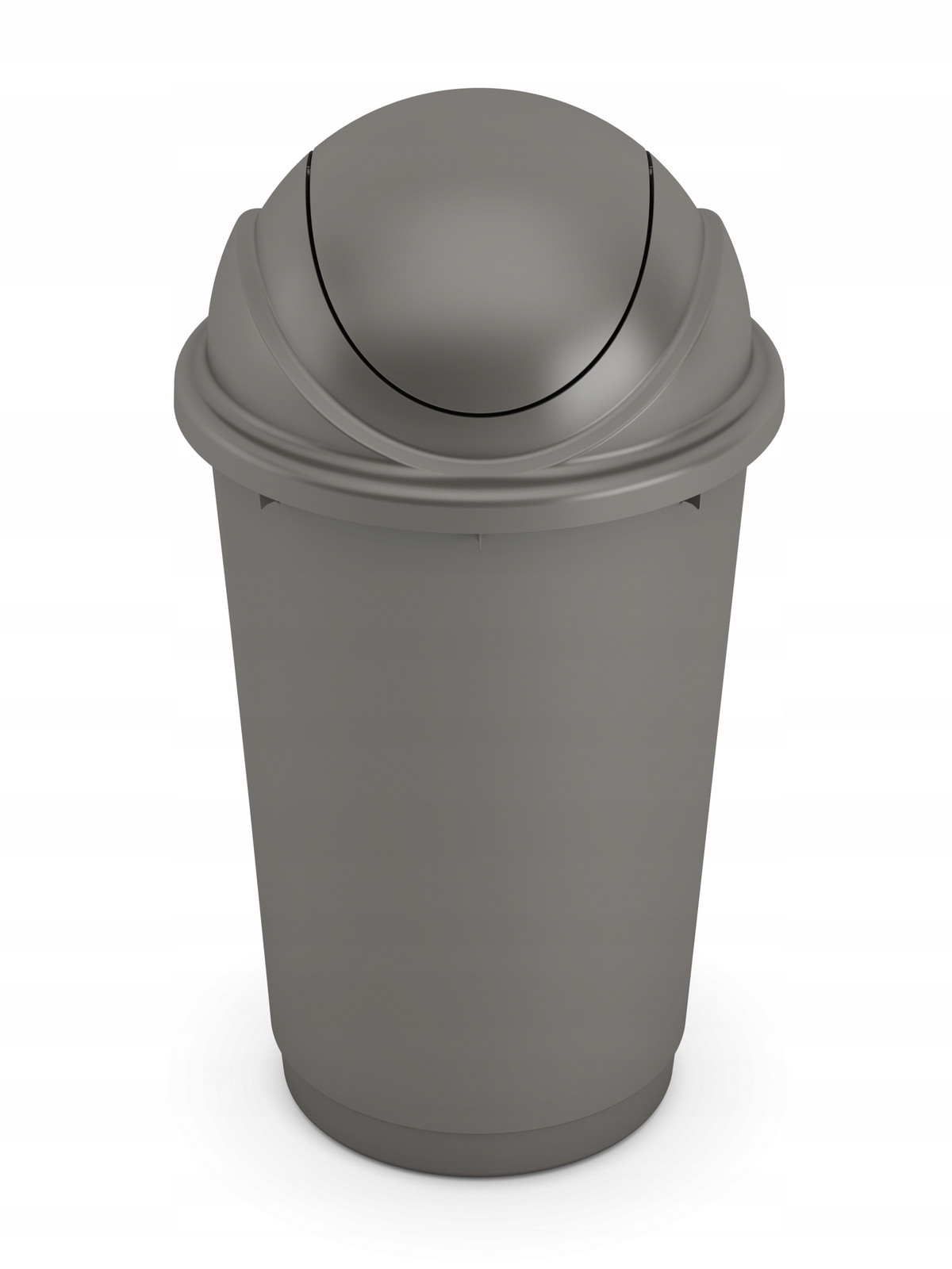 Odpadkový koš výklopný 60 L Pivot šedý