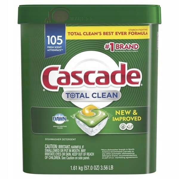 Cascade Total Clean Fresh Scent 105 ks