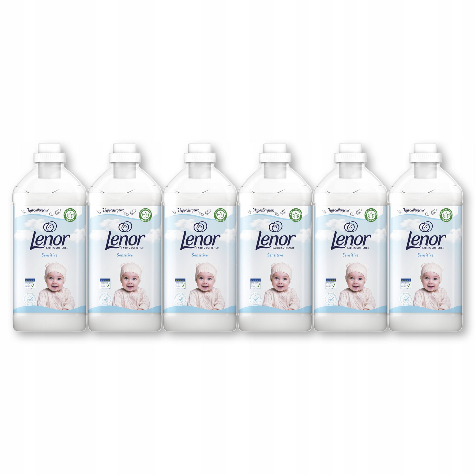 Lenor Aviváž Sensitive 6 x 1,6L