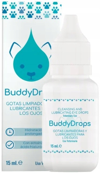 hydratační oční kapky pro psa a kočku BuddyDrops 15ml