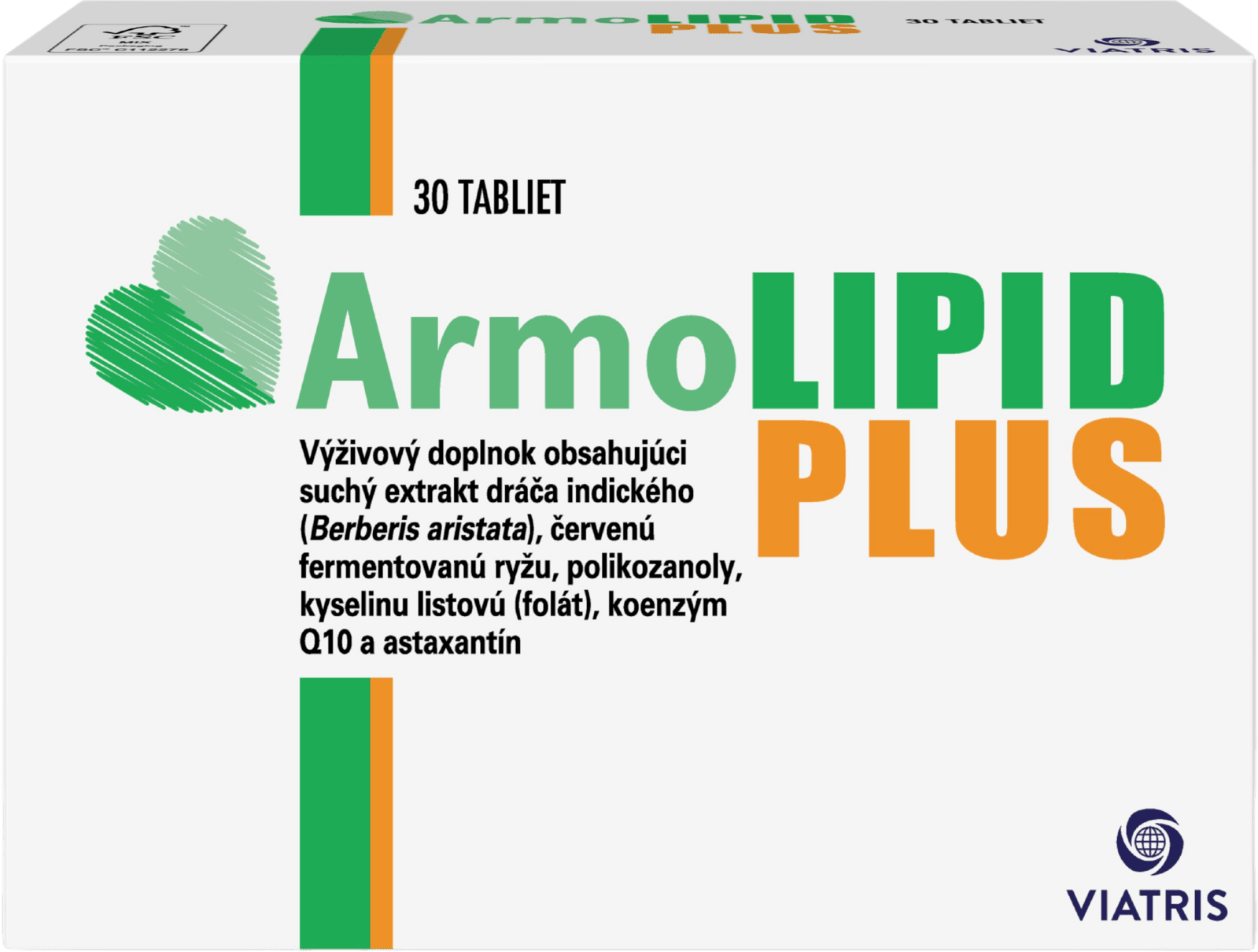 Meda Pharma S.p.A. ArmoLIPID PLUS tbl 1x30 ks 30 ks