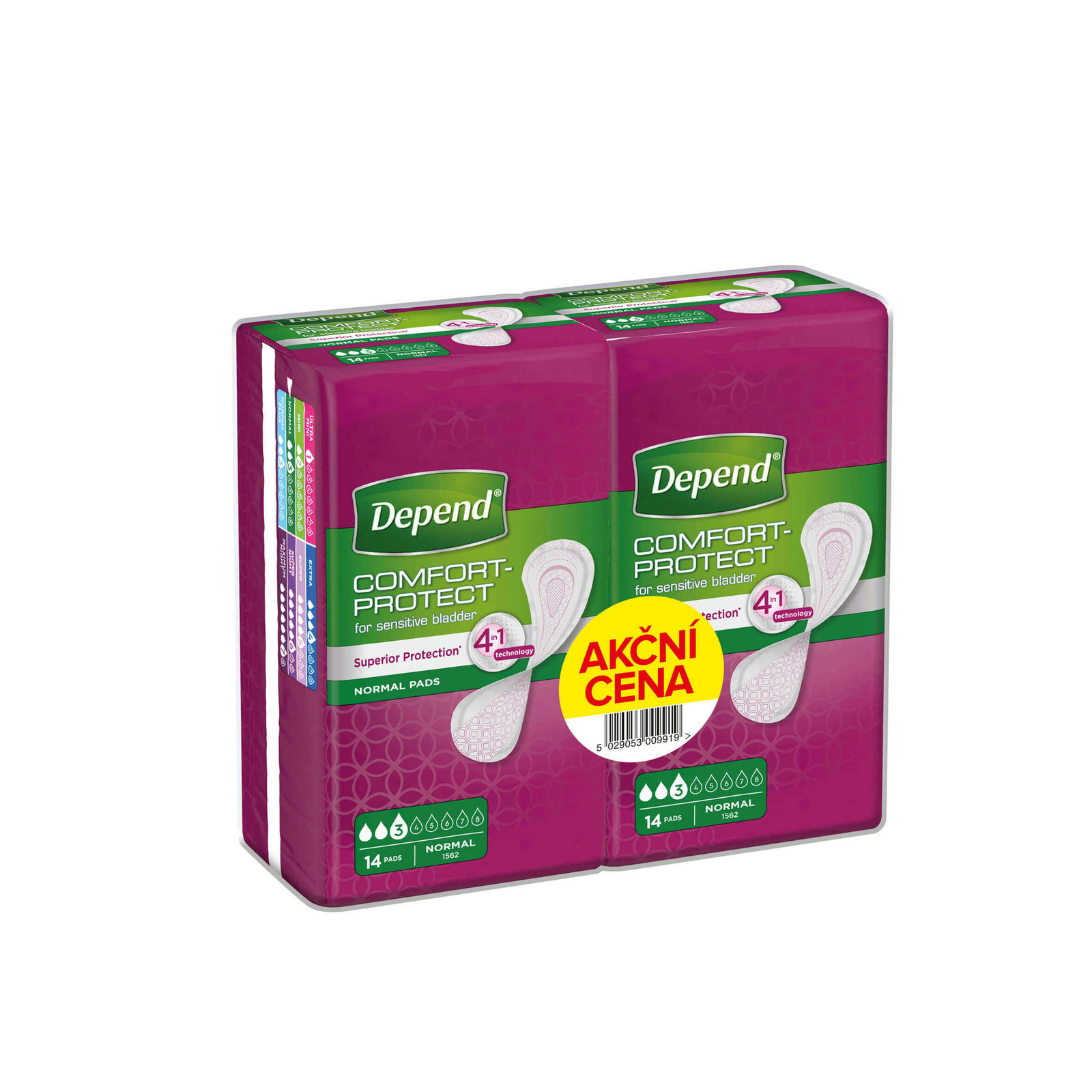 Depend Normal Inkont.vložky ženy Duopack 2x14ks