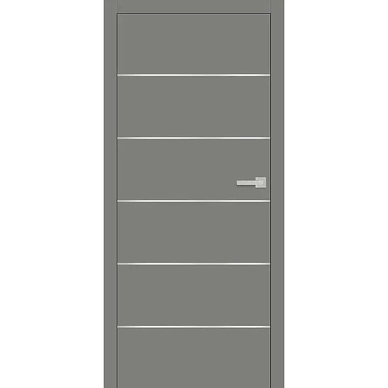 Interiérové dveře Altamura-Lux 109 (hranatá hrana), Antracit CPL 0,2, 80L