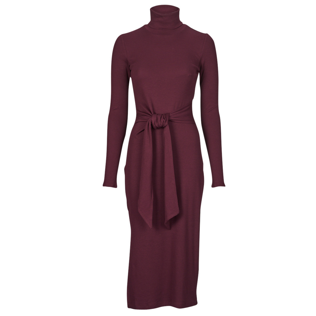 Lauren Ralph Lauren  VAUREEN-LONG SLEEVE-DAY DRESS  Bordó