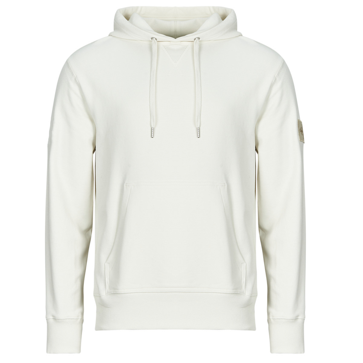 Calvin Klein Jeans  BADGE HOODIE  Bílá