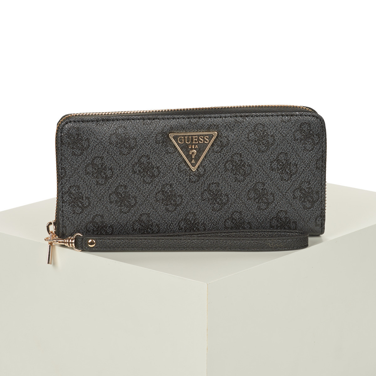 Guess  LAUREL LARGE ZIP  Černá