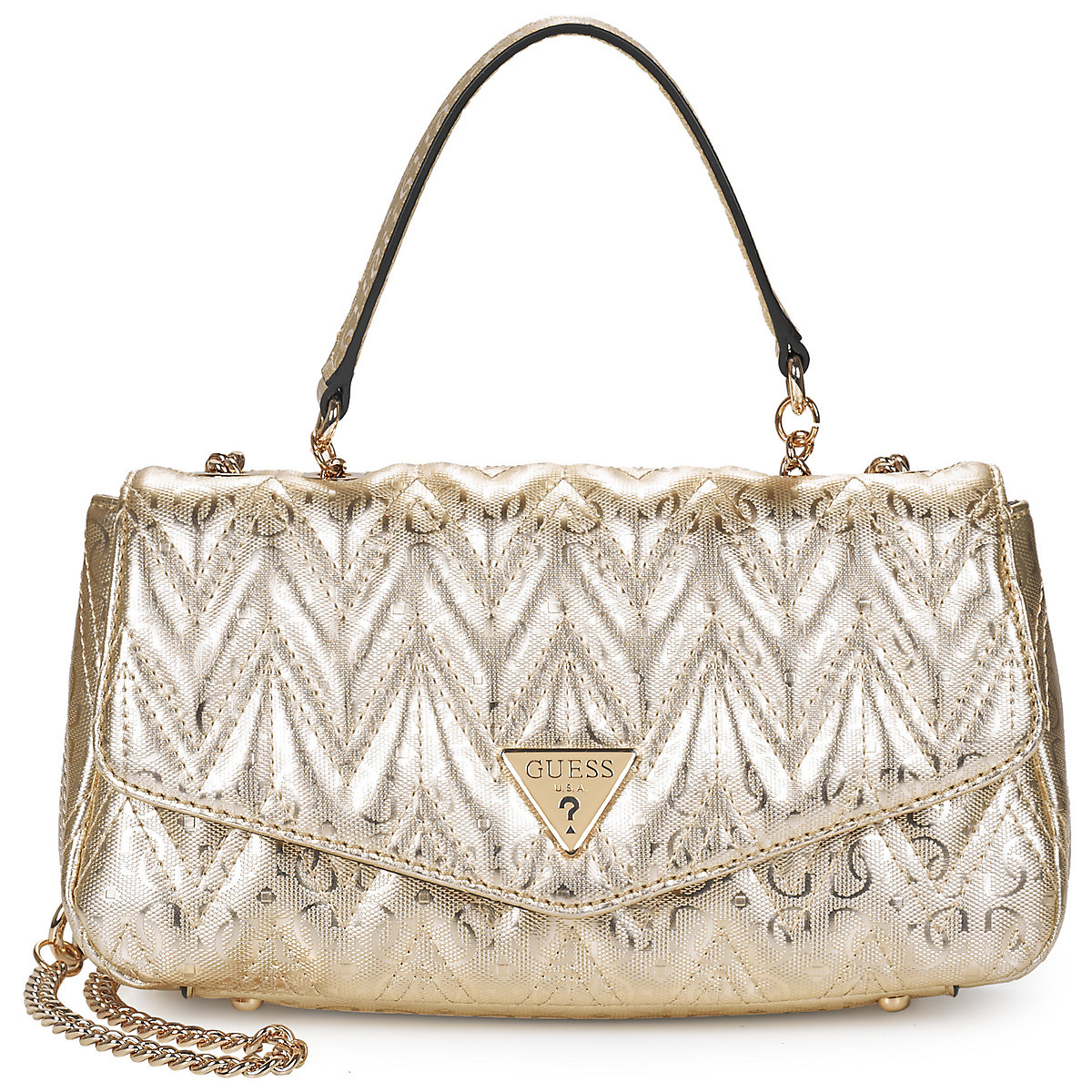 Guess  ADELARD CONVERTIBLE CROSSBODY  Zlatá